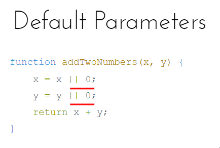 ES6 Cheat Sheet (ECMAScript 2015) Example